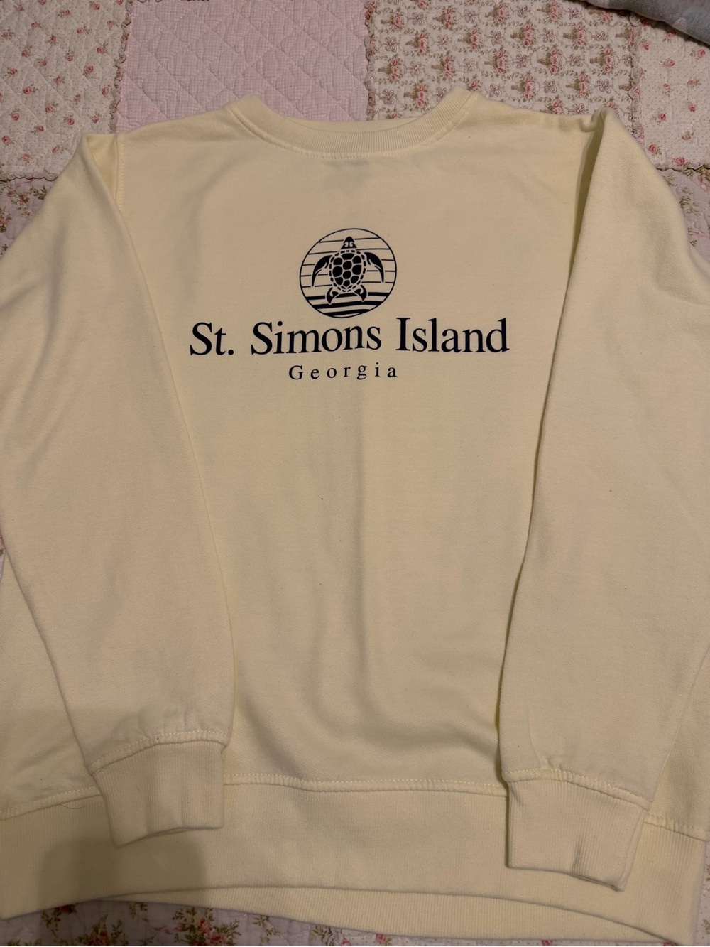 Georgia Crewneck Sweatshirt - light yellow